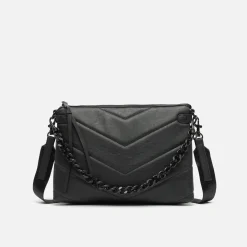 Bolso bandolera acolchado con doble asa