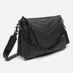Bolso bandolera acolchado con doble asa