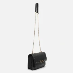 Bolso bandolera con correa y estampado monogram