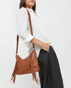 Bolso bandolera con flecos
