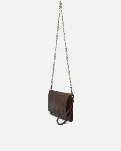 Bolso bandolera de fiesta pequeño con detalles metálicos