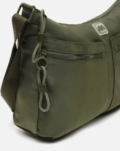 Bolso bandolera mediano en nylon
