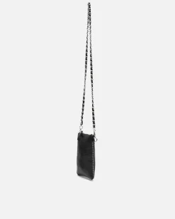 Bolso bandolera mini para móvil con detalles metálicos