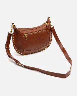Bolso bandolera pequeño con detalles metálicos