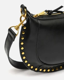 Bolso bandolera pequeño con detalles metálicos