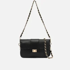 Bolso bandolera pequeño con solapa y correas extraíbles