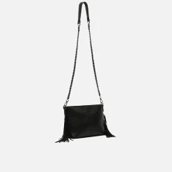 Bolso bandolera pequeño con flecos