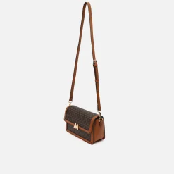 Bolso bandolera pequeño estampado monogram