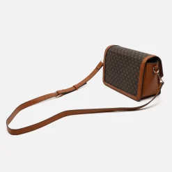 Bolso bandolera pequeño estampado monogram