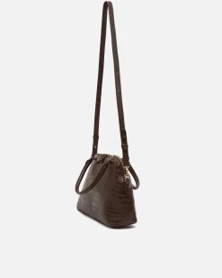 Bolso bowling animal print y asa bandolera extraíble