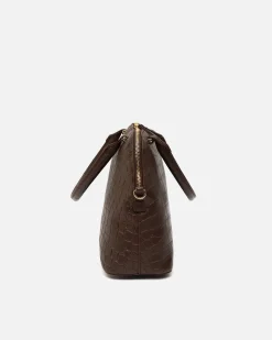 Bolso bowling animal print y asa bandolera extraíble