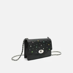 Bolso de fiesta con tachuelas de colores