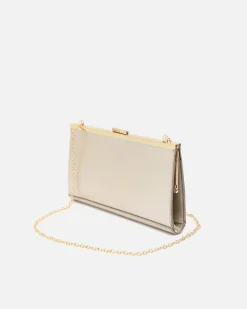 Bolso de fiesta pequeño con asa bandolera de cadena