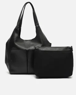Bolso de hombro con neceser extraíble