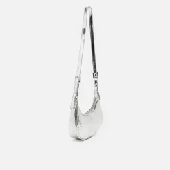 Bolso de hombro pequeño con asa regulable y estampado monogram
