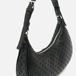 Bolso de hombro pequeño con asa regulable y estampado monogram