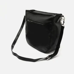 Bolso hobo grande con asa bandolera extraíble y detalles metálicos