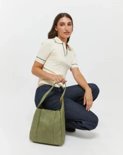 Bolso hobo mediano con neceser interior extraíble