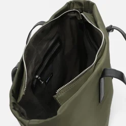Bolso shopper de nylon con bolsillo para portátil (15