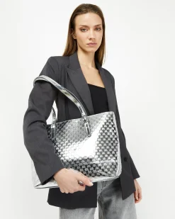 Bolso shopper grande con bolsillo para portátil (13