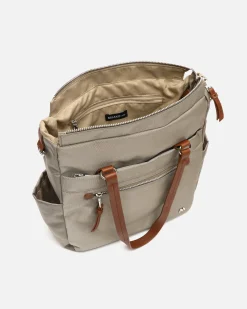 Bolso shopper grande con asa bandolera extraíble