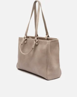 Bolso shopper grande con asa de mano
