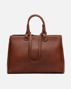Bolso shopper grande con asa de mano