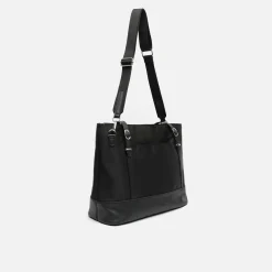 Bolso shopper grande con bolsillo para portaordenador (15