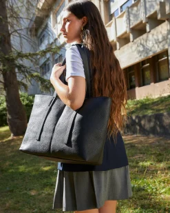Bolso shopper grande con bolsillo para portátil (15