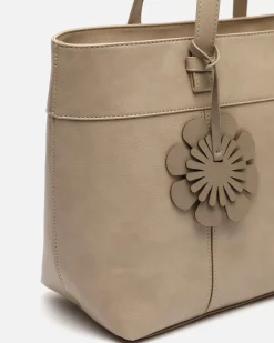 Bolso shopper grande con detalle colgante