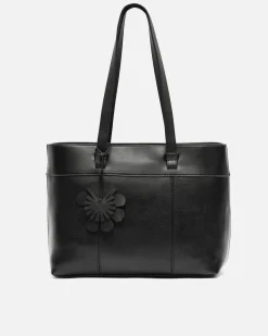 Bolso shopper grande con detalle colgante