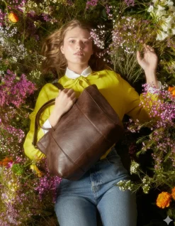 Bolso shopper grande con bolsa interior extraíble