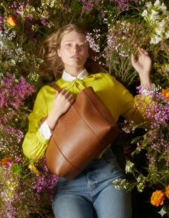 Bolso shopper grande con bolsa interior extraíble