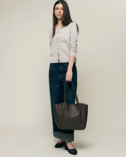 Bolso shopper grande con neceser extraíble