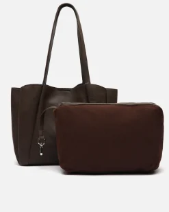 Bolso shopper grande con neceser extraíble