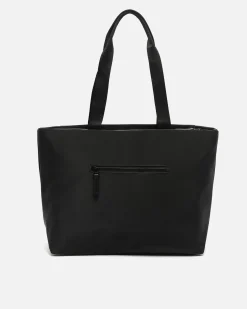 Bolso shopper grande en nylon con bolsillo para portátil (15