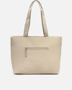 Bolso shopper grande en nylon con bolsillo para portátil (15