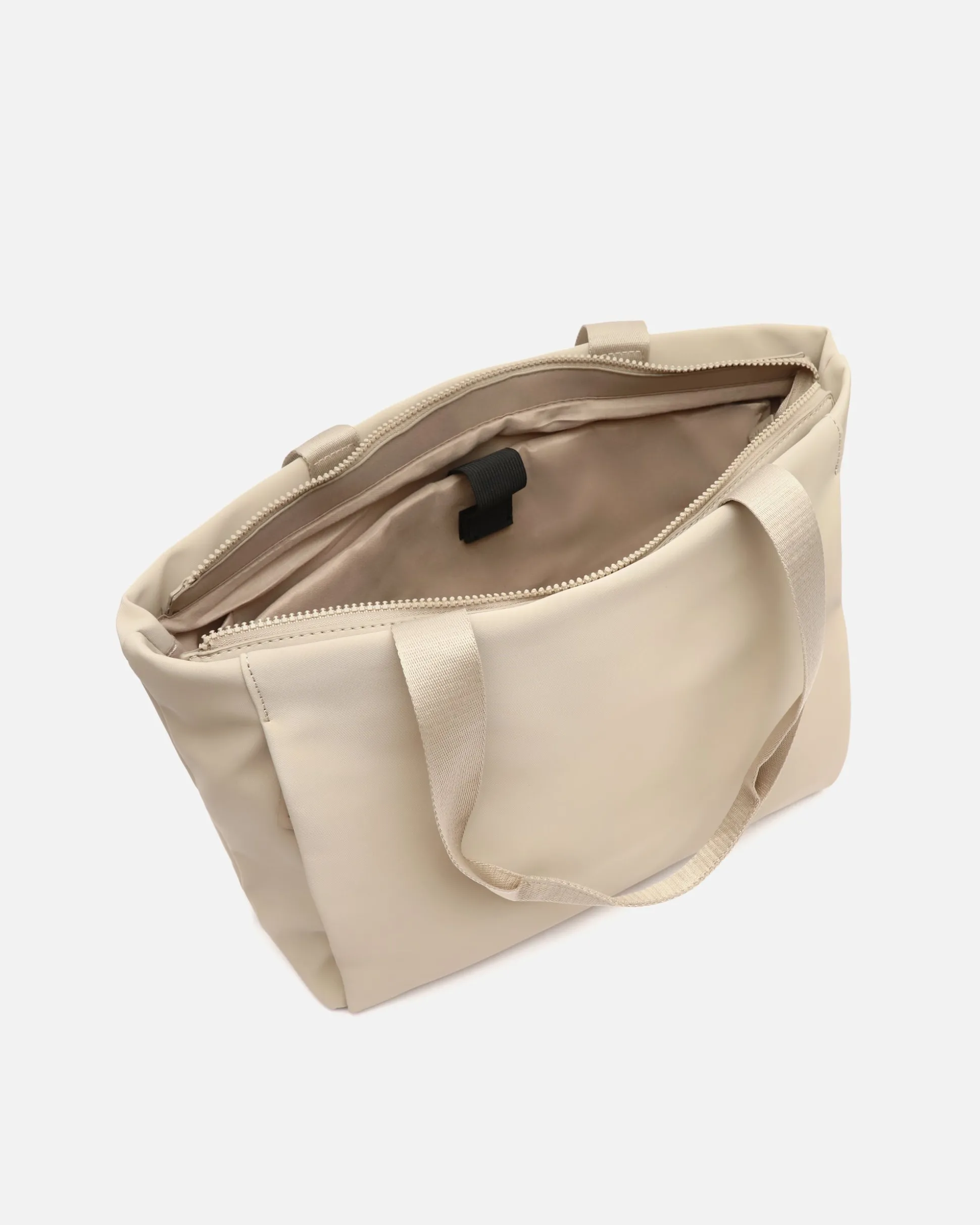 Bolso shopper grande en nylon con bolsillo para portátil (15")