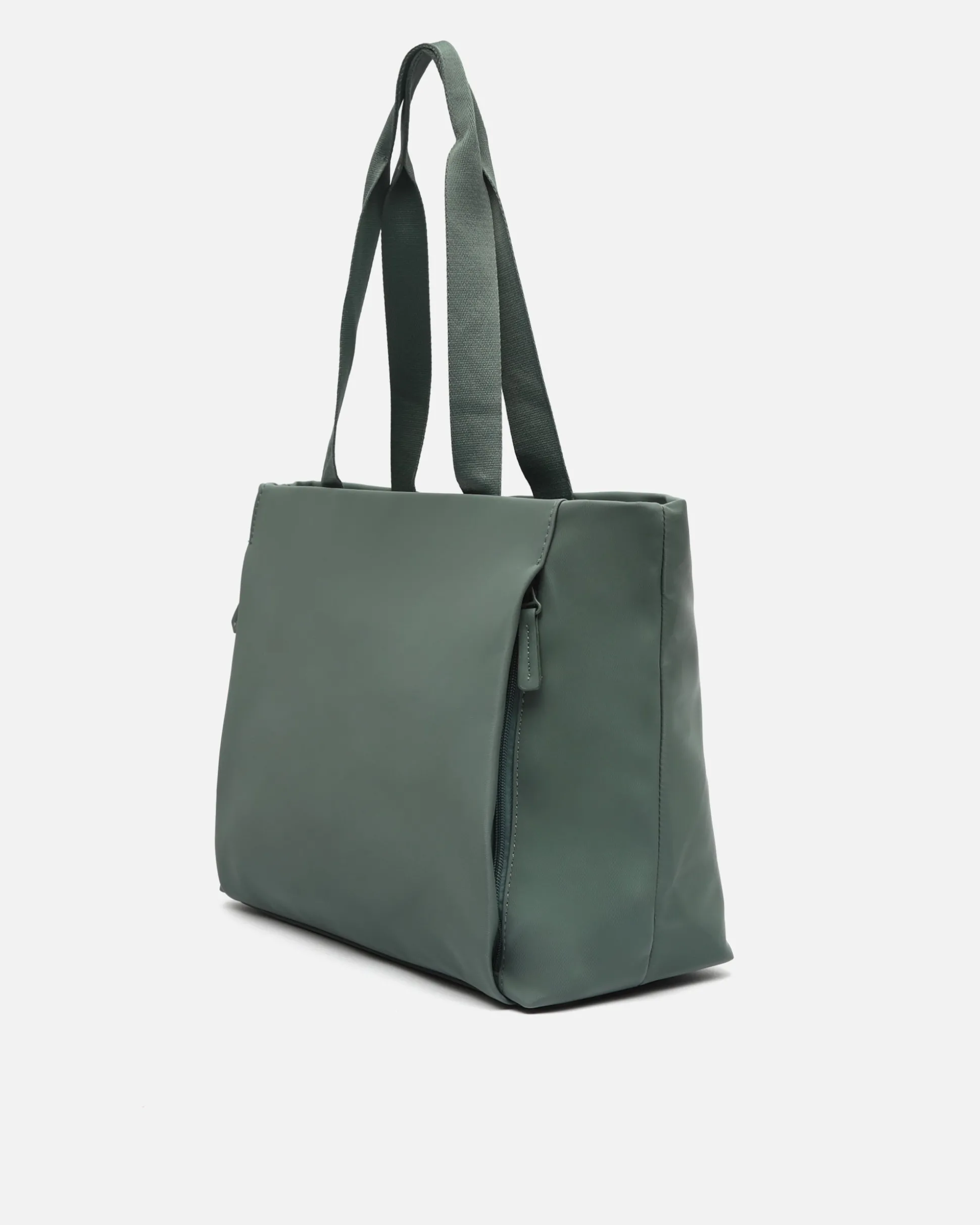 Bolso shopper grande en nylon con bolsillo para portátil (15")