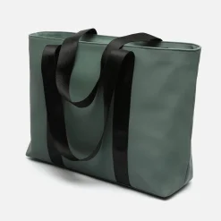 Bolso shopper grande en nylon con bolsillo para tablet