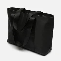Bolso shopper grande en nylon con bolsillo para tablet