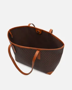 Bolso shopper grande estampado con bolsa interior extraíble