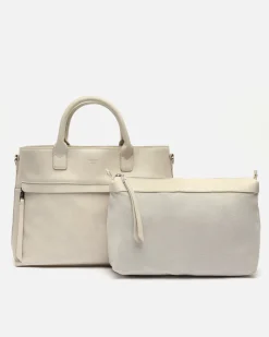 Bolso tote mediano con bolsa interior y asa bandolera extraíble