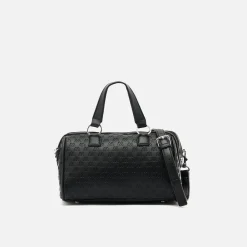 Bolso tote pequeño con asa bandolera extraíble y estampado monogram
