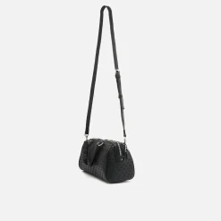 Bolso tote pequeño con asa bandolera extraíble y estampado monogram