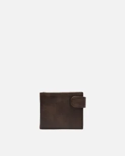 Cartera con compartimento para billetes, tarjetas y monedas con cierre