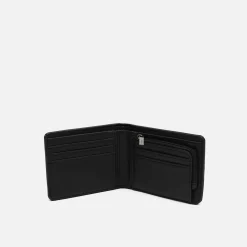 Cartera con compartimento para billetes, tarjetas y monedas