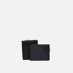 Cartera con compartimento para billetes, tarjetas y monedas con cierre
