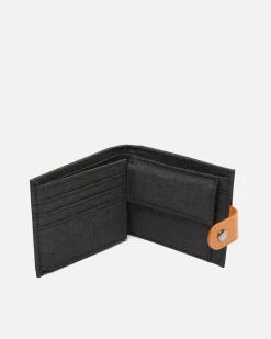 Cartera con compartimento para billetes, tarjetas y monedas con cierre
