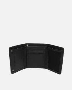 Cartera con compartimento para billetes, tarjetas y monedas